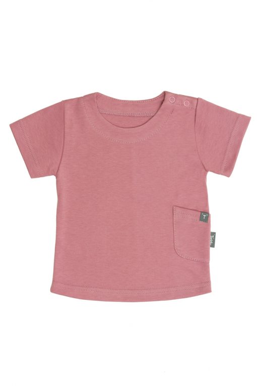 T-shirt niemowlęcy różowy